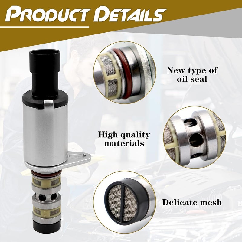 VANUODA Camshaft Engine Oil Control Variable Valve Timing VVT Solenoid, Compatible with Chevy Aveo Cruze Sonic Trax for Astra for Pontiac G3 for Saturn, Replace# 12992408 55567050 918-006 - Image 2